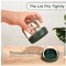Overnight Oats Containers with Lids, Practical Muesli Container to Go, 10oz Glass Jars with Lids - Set of 4, Baby Food Containers, Chia Seed Pudding Jars, with Spoon and Marker